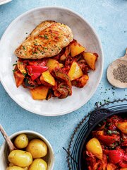 Kyllingfilet med ratatouille