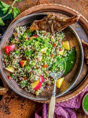 Lammekoteletter med tabbouleh