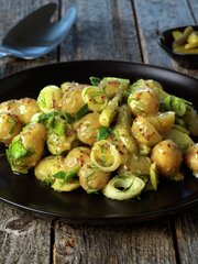 Fransk potet- og purresalat
