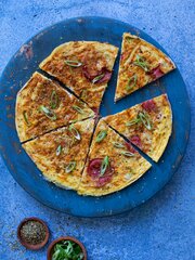 Tik Tok pizza omelett
