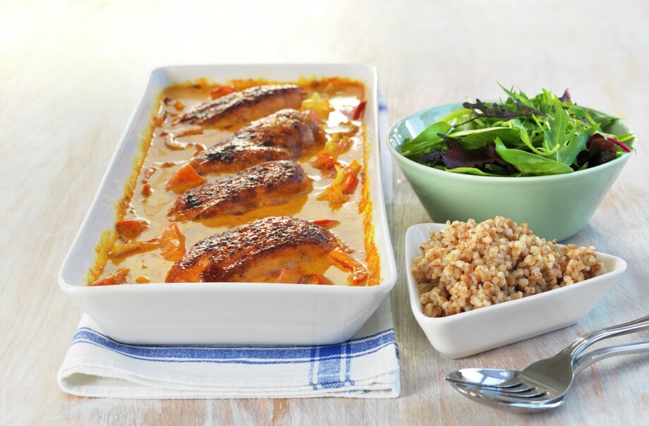 Kyllingfilet i form