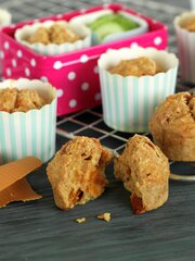 Matpakkemuffins med brunost