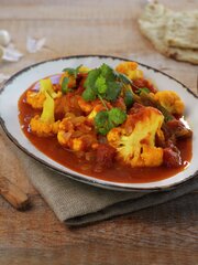 Blomkål- og potetcurry
