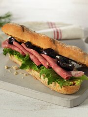 Minibaguette med lammerull