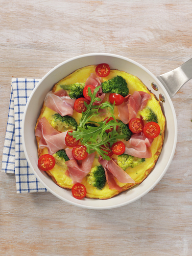 Eggepanne med brokkoli