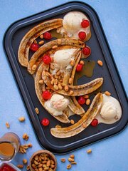 Tray bake med banan