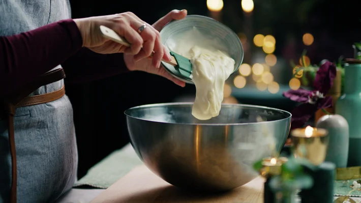 Waldorfsalat trinnbilder