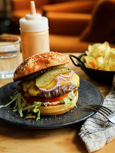 Smashburger av rein
