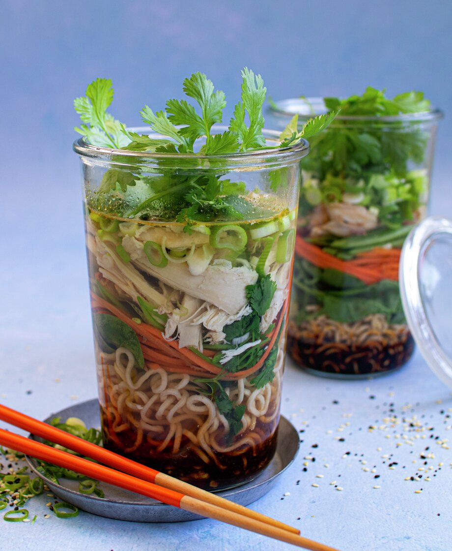 Kyllingsuppe med nudler