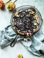 Blåbærclafoutis