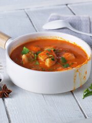 Rød fiskesuppe