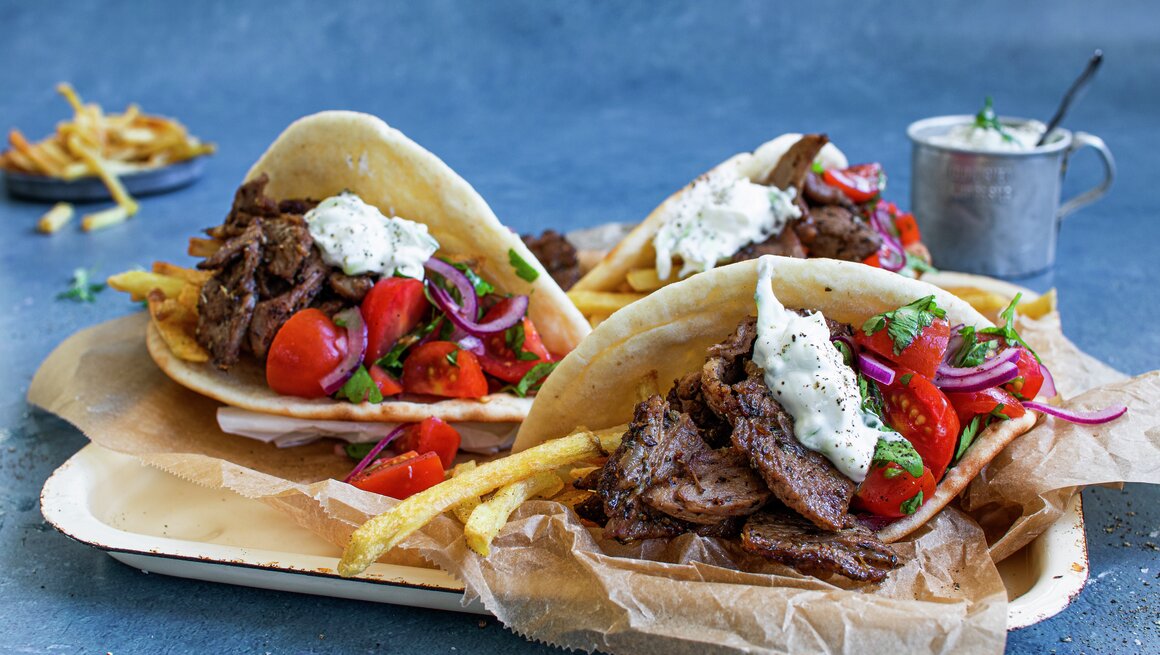 Gyros med lammestek