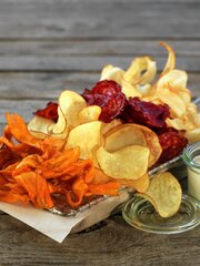 Chips av rotgrønnsaker