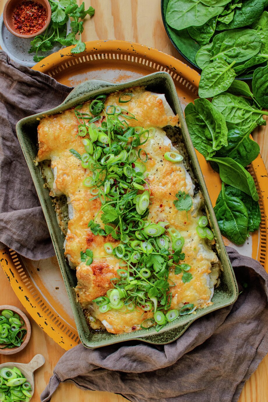 Enchiladas med kylling