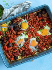 Frokost tray bake