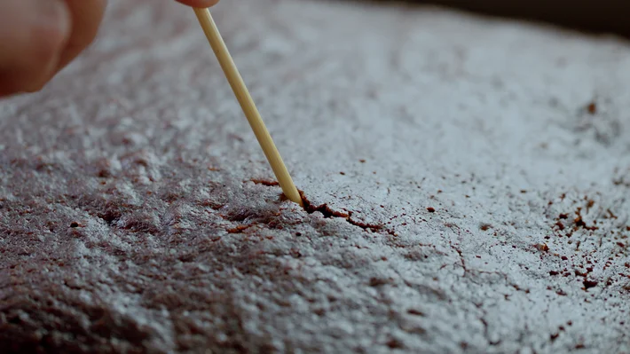 Sjokoladekake trinnbilder