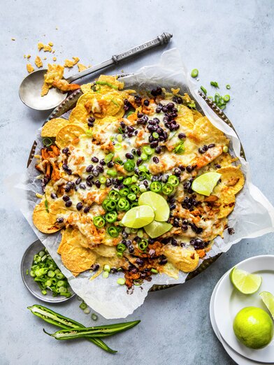 Nachos med kalkun