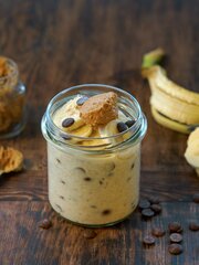 Kjøleskapsgrøt med banan