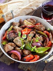 Lammepanne med aïoli