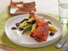 Kyllinglår med glasert squash 1